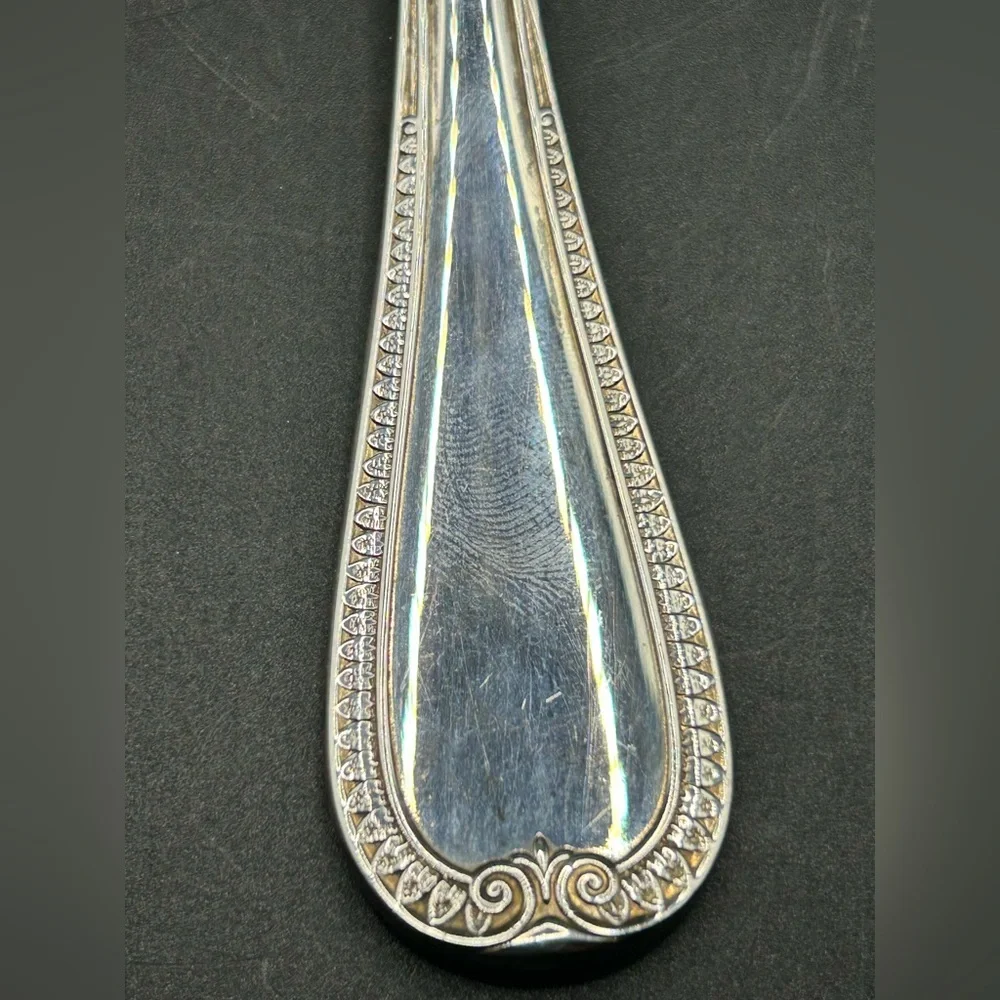 Christofle France Malmaison Vintage Silver Plated Spoon, French Flatware